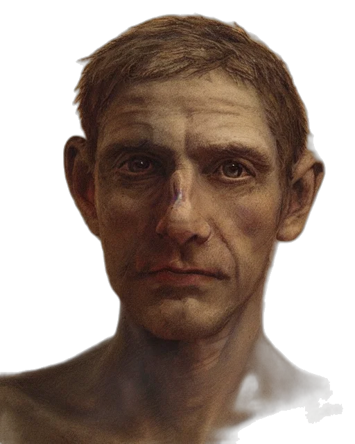 face, mask, staff, robot, photorealistic, concept art, oil painting, fantasy art transparent PNG cut-out
