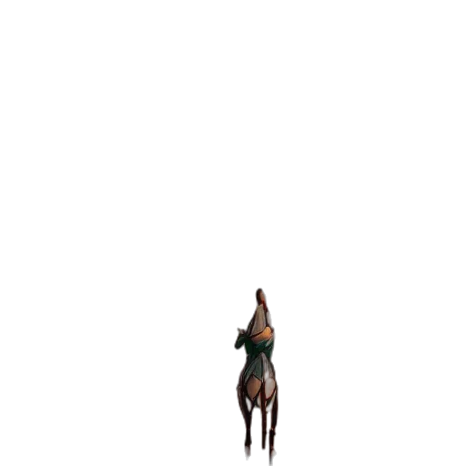 creature, animal, dress, hat transparent PNG cut-out