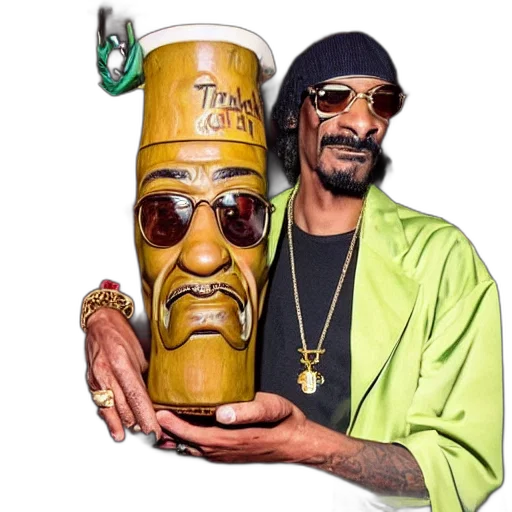 bottle, concept art, cartoon, snoop transparent PNG cut-out