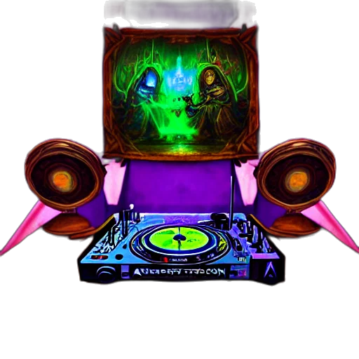 robot, vaporwave, cyberpunk, fantasy transparent PNG cut-out