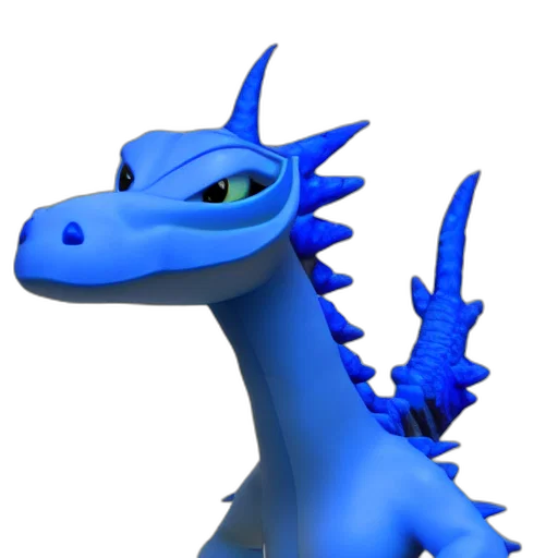 dragon, animal, creature, staff transparent PNG cut-out