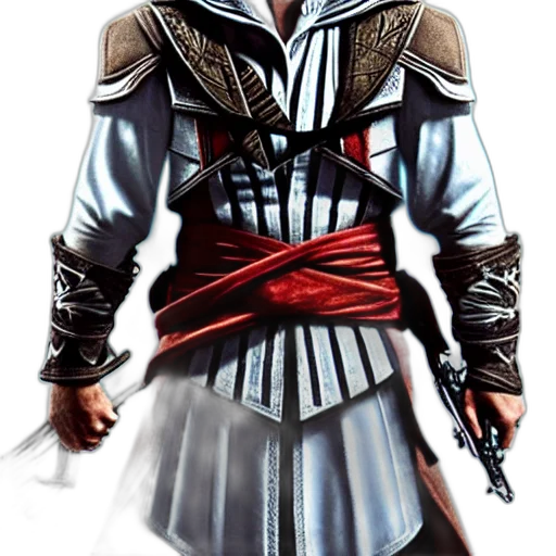 sword, staff, jacket, weapon, concept art, fantasy art, 3d render, photorealistic transparent PNG cut-out