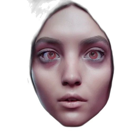 face, mask, creature, robot transparent PNG cut-out