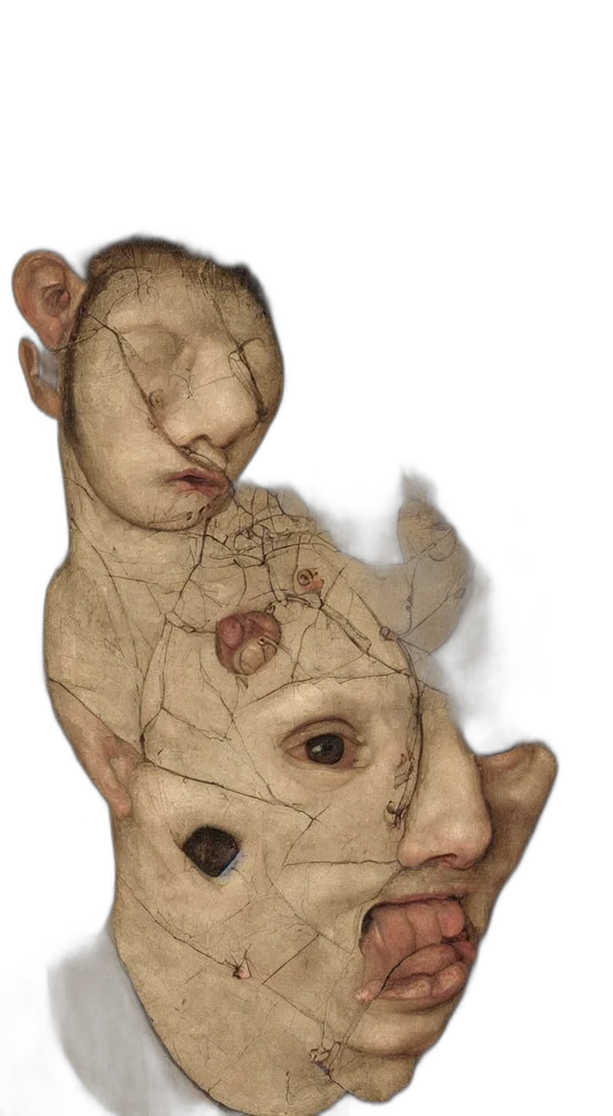 mask, face, creature, crown transparent PNG cut-out