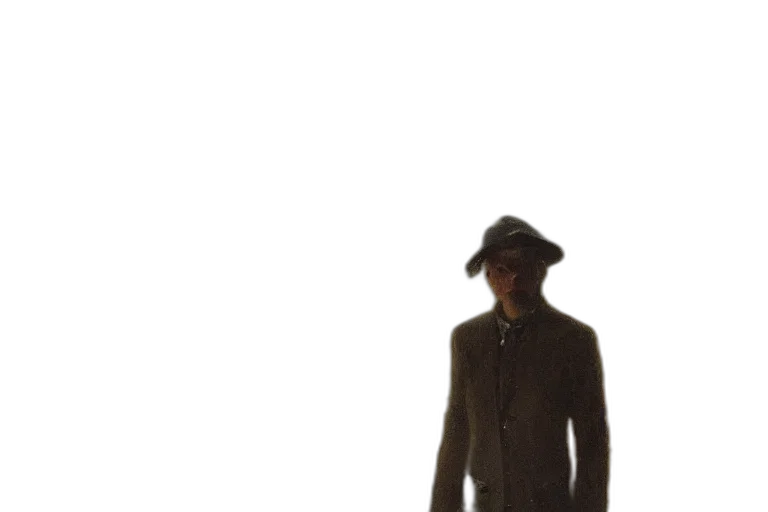 hat, jacket, staff, robot, 3d render, concept art, photorealistic, pixel art transparent PNG cut-out
