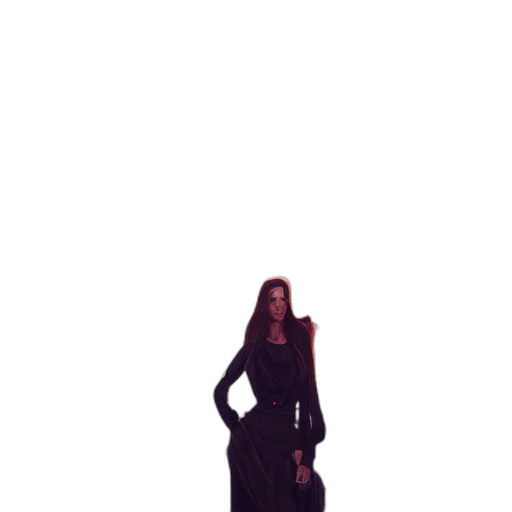 dress, staff, creature, umbrella transparent PNG cut-out