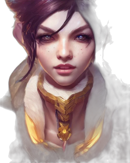 face, crown, staff, jewelry, fantasy art, concept art, photorealistic, oil painting transparent PNG cut-out