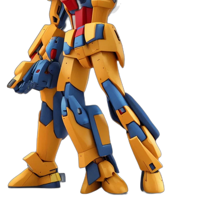 robot, weapon, 3d render, concept art transparent PNG cut-out