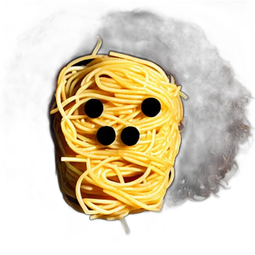 food, mask, face, hat, 3d render, photorealistic, concept art, made transparent PNG cut-out