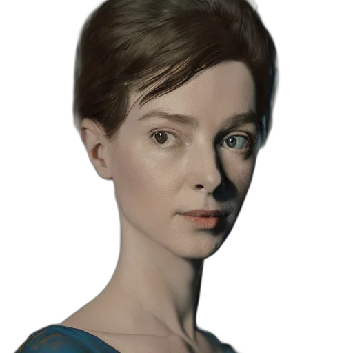 face, dress, staff, crown, photorealistic, oil painting, fantasy art, concept art transparent PNG cut-out