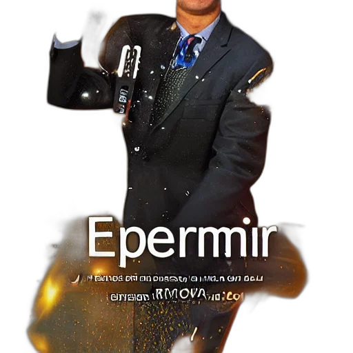 jacket, staff, cyberpunk, 3d render, concept art, photorealistic, palmer, exploding transparent PNG cut-out