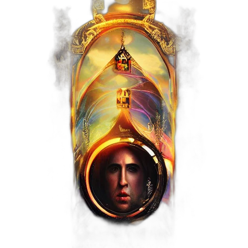 bottle, jewelry, concept art, fantasy art transparent PNG cut-out