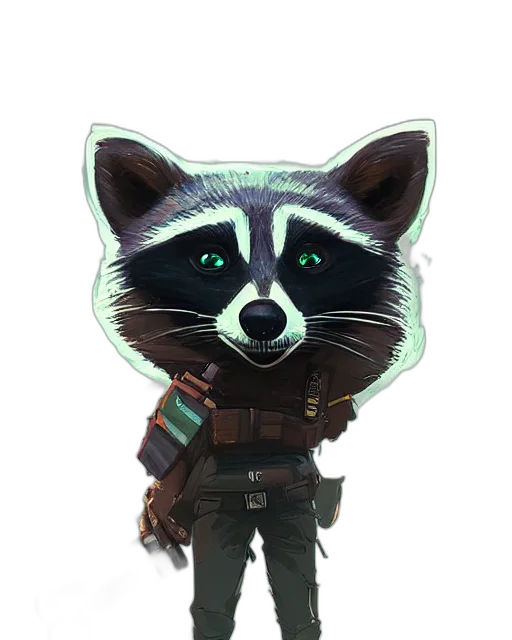 staff, animal, jacket, weapon transparent PNG cut-out