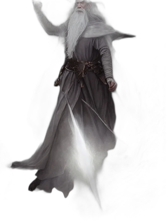 staff, sword, dress, dragon, concept art, fantasy art, photorealistic, comic book art transparent PNG cut-out
