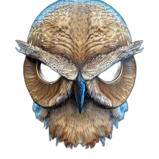 mask, animal, face, creature, 3d render, concept art, photorealistic, fantasy art transparent PNG cut-out