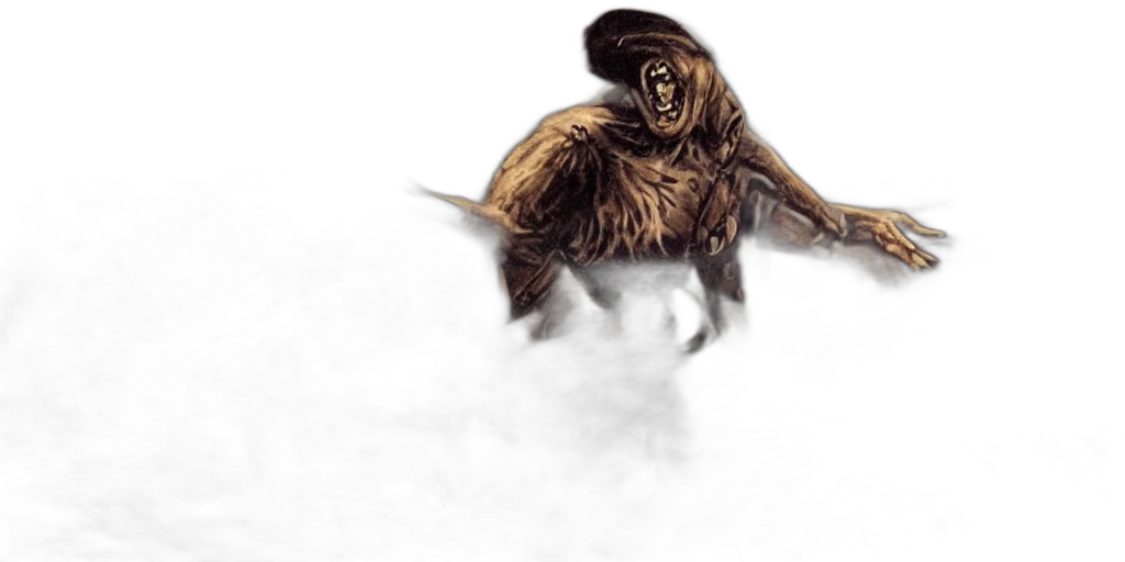 creature, animal, staff, hair, concept art, fantasy art, photorealistic, 3d render transparent PNG cut-out