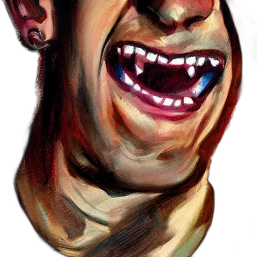 face, mask, creature, staff transparent PNG cut-out