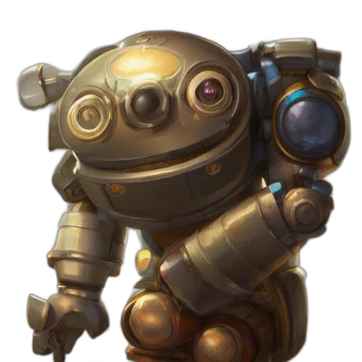 robot, weapon, staff, face transparent PNG cut-out