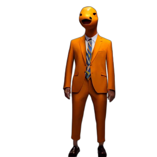 animal, mask, jacket, creature, 3d render, concept art, pixel art, cartoon transparent PNG cut-out