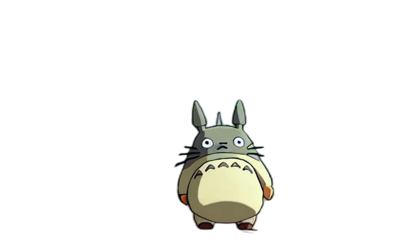 creature, animal, staff, hat, concept art, pixel art, 3d render, totoro transparent PNG cut-out