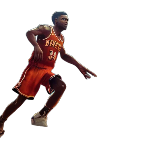 concept art, 3d render, photorealistic, cartoon, steve, curry, basketball, player transparent PNG cut-out