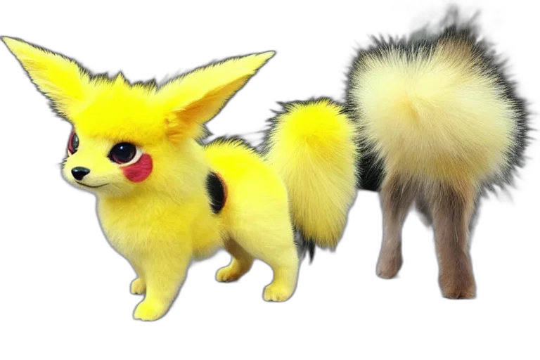 animal, creature, hair, staff, 3d render, concept art, photorealistic, watercolor transparent PNG cut-out