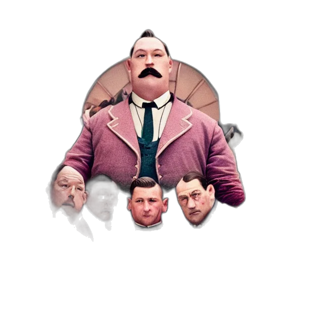 jacket, face, mask, staff transparent PNG cut-out