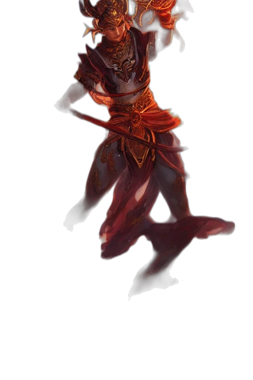 mask, staff, sword, weapon, concept art, fantasy art, watercolor, comic book art transparent PNG cut-out