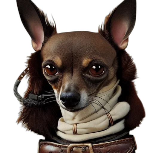animal, jacket, staff, face transparent PNG cut-out