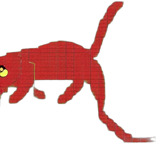 animal, dragon, creature, pixel art transparent PNG cut-out