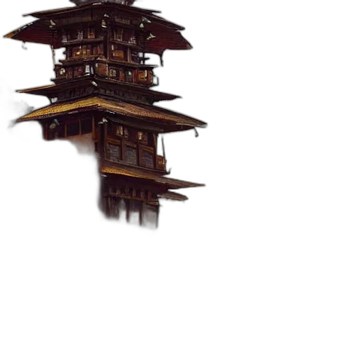 building, furniture, staff, dragon, concept art, 3d render, photorealistic, pixel art transparent PNG cut-out