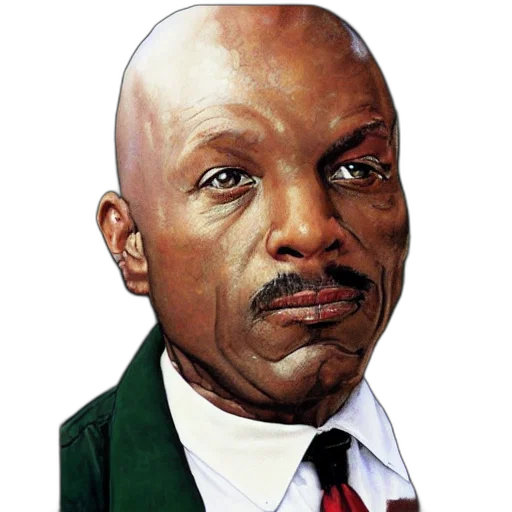 face, comic book art, photorealistic, concept art, cartoon, commander, sisko, style transparent PNG cut-out