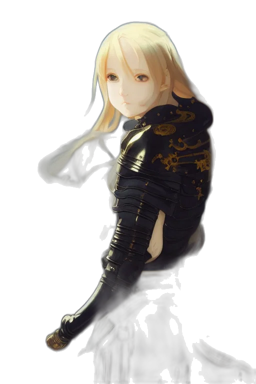 dress, sword, dragon, mask transparent PNG cut-out