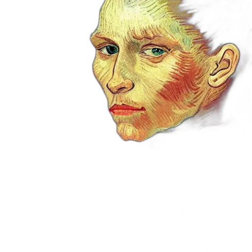 face, mask, creature, staff, photorealistic, 3d render, watercolor, concept art transparent PNG cut-out
