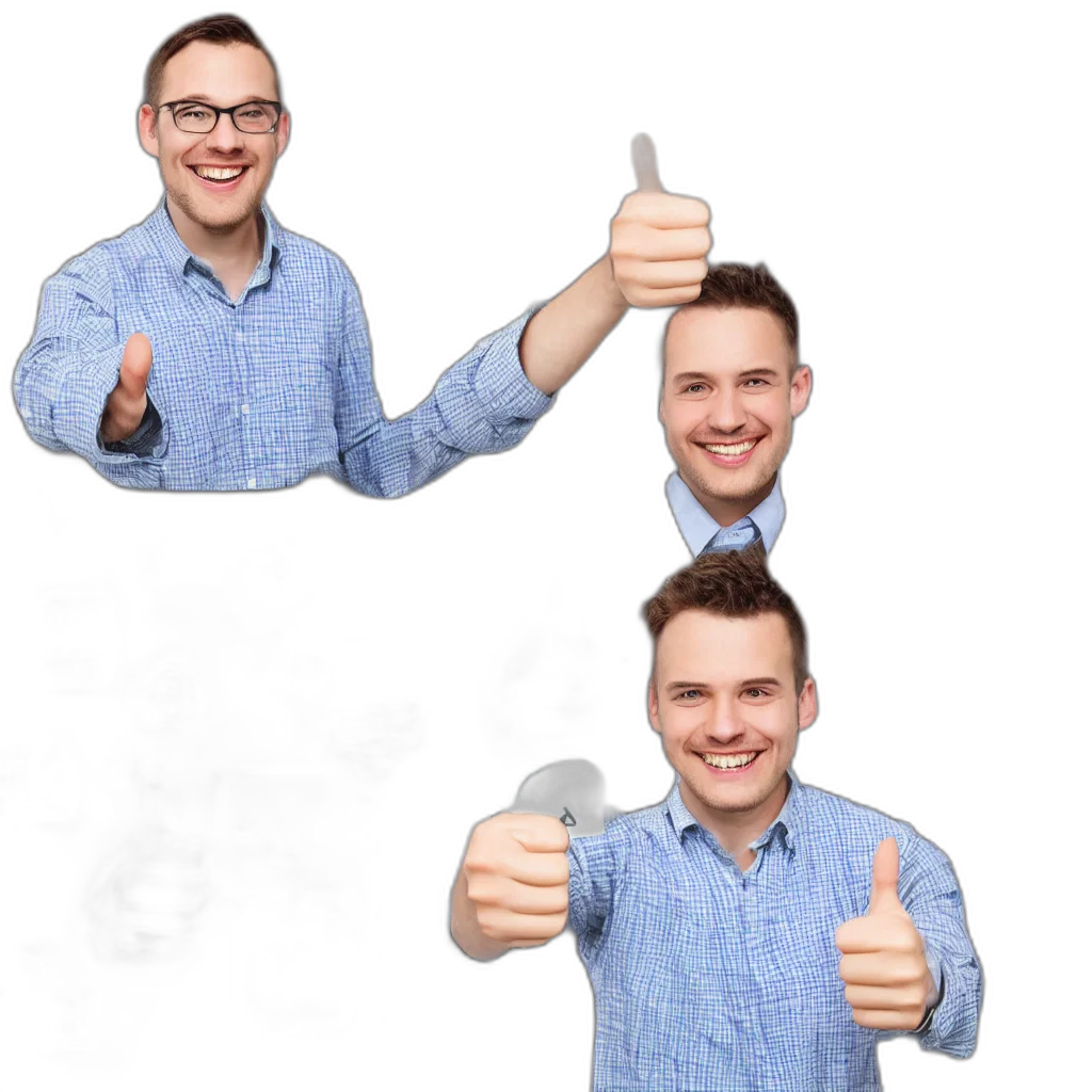 staff, jacket, umbrella, hat transparent PNG cut-out