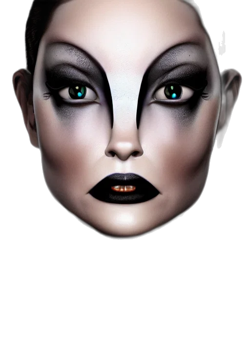 mask, face, creature, robot, photorealistic, 3d render, fantasy art, concept art transparent PNG cut-out