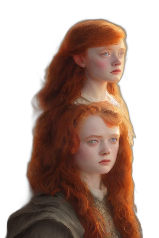 hair, crown, face, dress, photorealistic, 3d render, fantasy art, concept art transparent PNG cut-out