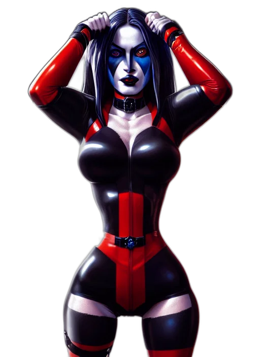 robot, dress, mask, comic book art transparent PNG cut-out
