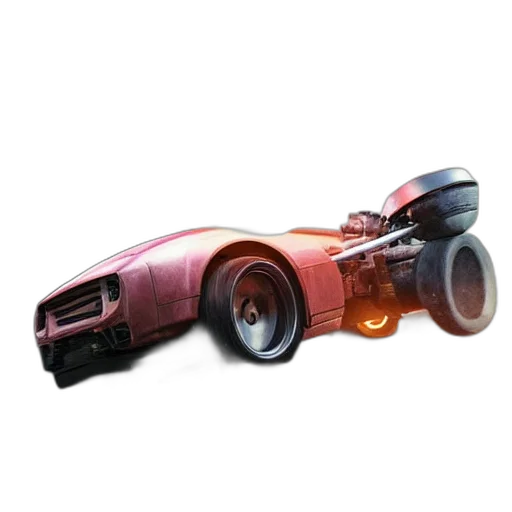 car, weapon, concept art, 3d render transparent PNG cut-out