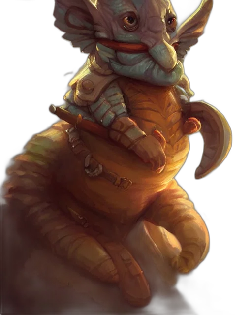 dragon, creature, staff, hat, concept art, fantasy art, photorealistic, watercolor transparent PNG cut-out