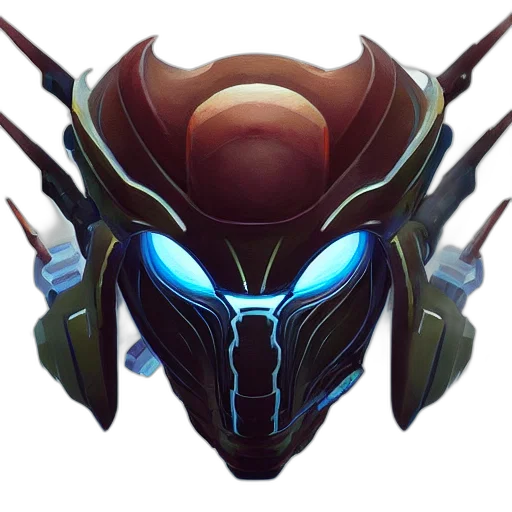 mask, dragon, face, robot transparent PNG cut-out