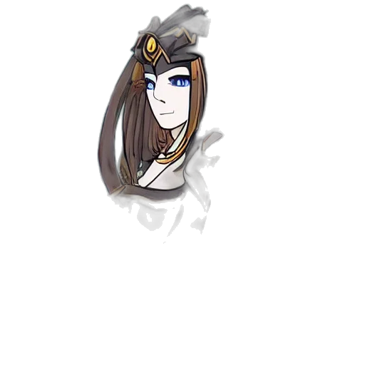 staff, crown, hat, face, anime, pixel art, fantasy art, cartoon transparent PNG cut-out