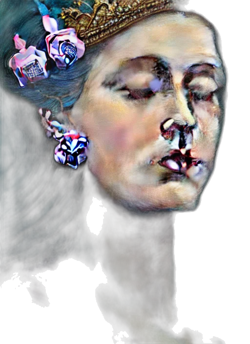 face, jewelry, crown, mask transparent PNG cut-out