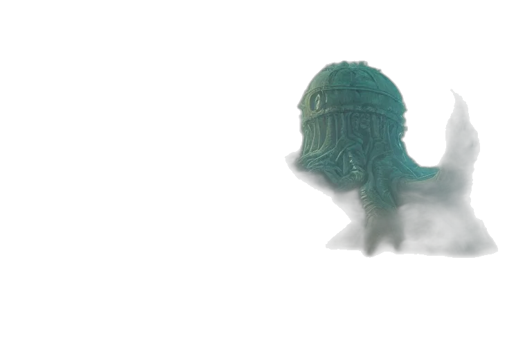 mask, hat, dragon, creature, 3d render, concept art, vaporwave, fantasy art transparent PNG cut-out