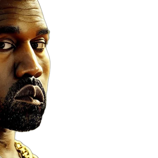 face, photorealistic, 3d render, kanye, west, game, thrones, therion transparent PNG cut-out