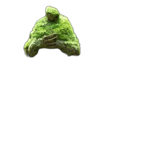 hat, umbrella, creature, animal, 3d render, pixel art, concept art, photorealistic transparent PNG cut-out