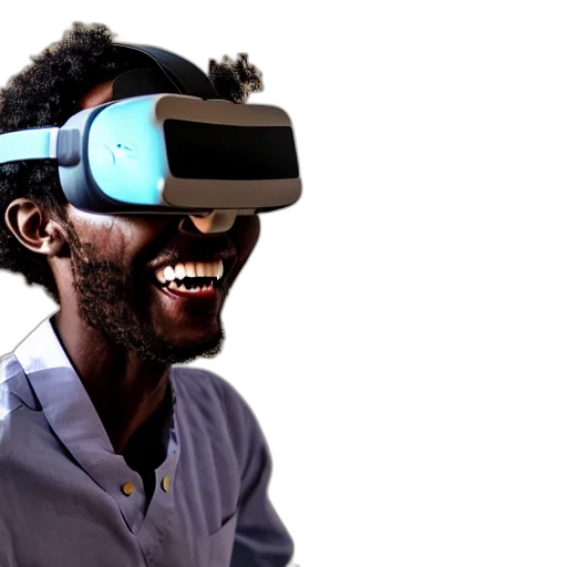 3d render, paparazzi, photo, sudanese transparent PNG cut-out