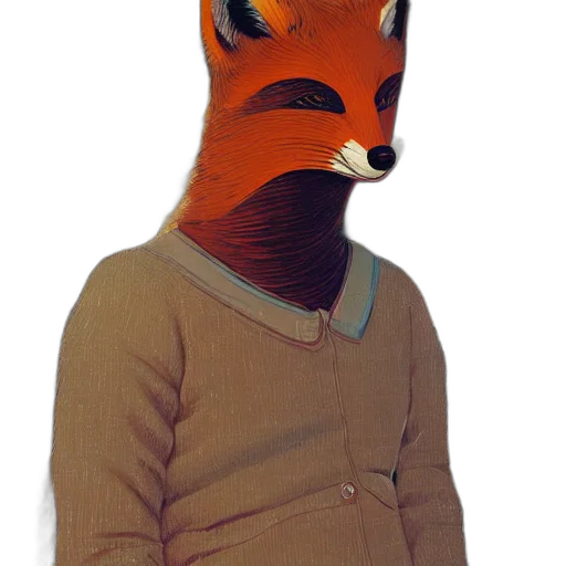 mask, jacket, staff, animal transparent PNG cut-out