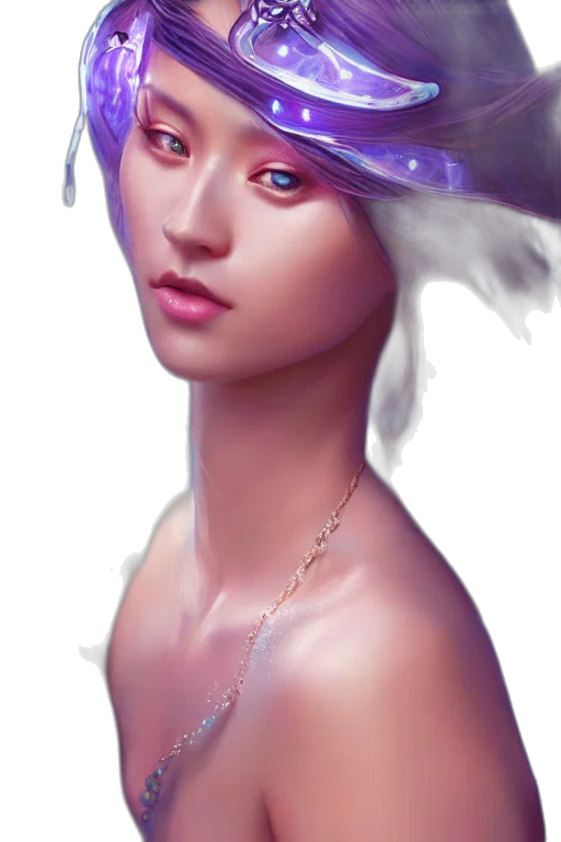 hat, face, crown, jewelry, fantasy art, photorealistic, concept art, anime transparent PNG cut-out