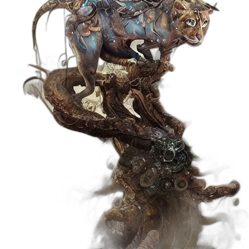 dragon, creature, staff, animal transparent PNG cut-out